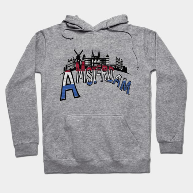 I love Amsterdam Hoodie by Nadine8May